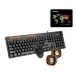 Meetion C105 3 In1 Keyboard & Mouse
  & Speaker & free mouse pad Office Combo