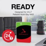 ⁦هارد داخلي Seagate IronWolf Pro NAS سعة 6 تيرا مقاس 3.5 بوصة (للسيرفرات)⁩ - الصورة ⁦3⁩