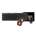 Meetion C105 3 In1 Keyboard & Mouse
  & Speaker & free mouse pad Office Combo - Image 5