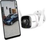 ⁦تابو تي بي-لينك C100
  كاميرا أمنية منزلية داخلية واي فاي مع رؤية ليلية 1080p عالية الدقة، لون أبيض⁩ - الصورة ⁦4⁩