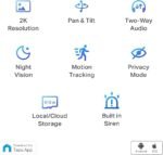 ⁦تابو تي بي-لينك
  كاميرا أمنية خارجية بان/تيلت 1080p Full HD واي فاي مع كشف حركة 360° IP65
  مقاومة للعوامل الجوية، رؤية ليلية، تخزين سحابي وSD، متوافقة مع Alexa &
  Google Home (C500) لون أبيض⁩ - الصورة ⁦2⁩