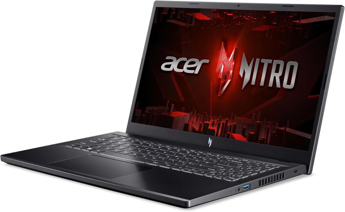 ⁦لابتوب Acer Nitro V Gaming بمعالج Intel Core i5-13420H، كارت RTX 3050 بسعة 6 جيجابايت، شاشة 15.6 بوصة FHD IPS بتردد 144Hz، ذاكرة 8 جيجابايت DDR5، تخزين 512 جيجابايت SSD Gen4، WiFi 6، كيبورد مضيء⁩ - الصورة ⁦6⁩