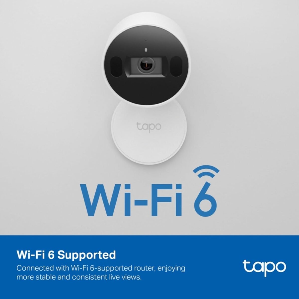 Tapo AI Home Security Wi-Fi Camera
Physical Privacy Shutter 2K QHD + AI Image Enhancement + HDR AI detection
140° Wide FOV Color Night Vision Local and cloud storage Magnetic Mounting
C125 - Image 13