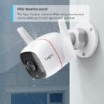 TP-Link Tapo Outdoor Security Camera
  Weatherproof No Hub Required Works with Alexa & Google Home 3MP
  Ultra-High Definition Automatic Siren 2-way Audio SD Storage Amazon Exclusive
  (TC65) - Image 3