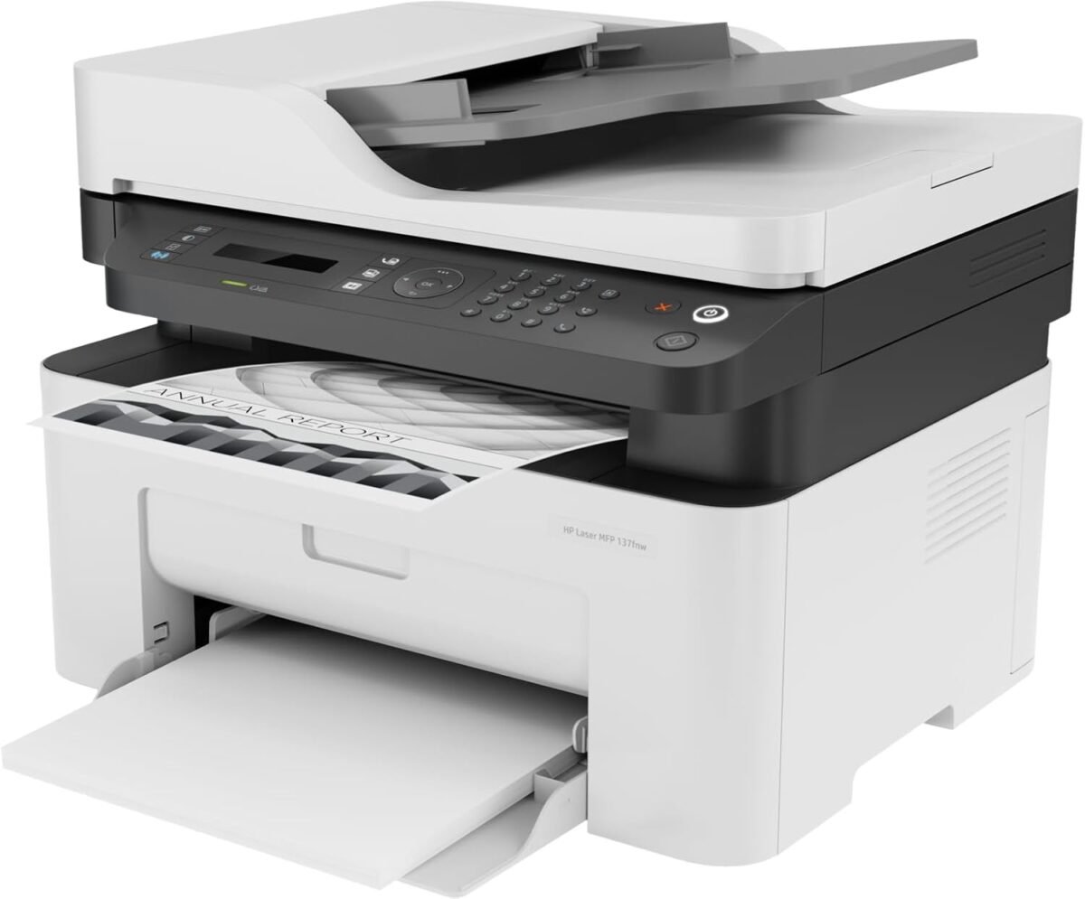 HP Laserjet MFP 137FNW Wireless Printer
Black (Print - Copy - Scan - Fax) - Image 6