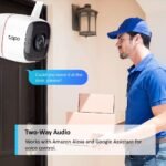 TP-Link Tapo Outdoor Security Camera
  Weatherproof No Hub Required Works with Alexa & Google Home 3MP
  Ultra-High Definition Automatic Siren 2-way Audio SD Storage Amazon Exclusive
  (TC65) - Image 4