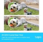 ⁦تابو C410 KIT كاميرا
  مراقبة شمسية خارجية 2K 3MP، رؤية ليلية ملونة، MicroSD، بطارية 6400mAh غير
  قابلة للإزالة، صوت ثنائي الاتجاه، كشف شخص، متوافقة مع Alexa & Google، واي
  فاي 2.4GHz⁩ - الصورة ⁦4⁩