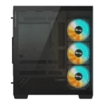 GIGABYTE C500 PANORAMIC STEALTH Mid Tower
  case in Black with RGB support vertical GPU mount USB C cooling options 360mm
  radiators - Image 6