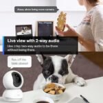 Tapo TP-Link 2K Pan Tilt Security Camera
  for Baby Monitor Dog Camera w Motion Detection 2-Way Audio Siren Night Vision
  Cloud &SD Card Storage (Up to 256 GB) Works with Alexa & Google Home
  (C210) - Image 4