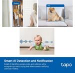 ⁦تابو تي بي-لينك 2K
  QHD كاميرا أمنية داخلية وخارجية، رؤية ليلية ملونة، كشف أشخاص/حيوانات/مركبات،
  SD، وضع غير مرئي IR، C120⁩ - الصورة ⁦12⁩