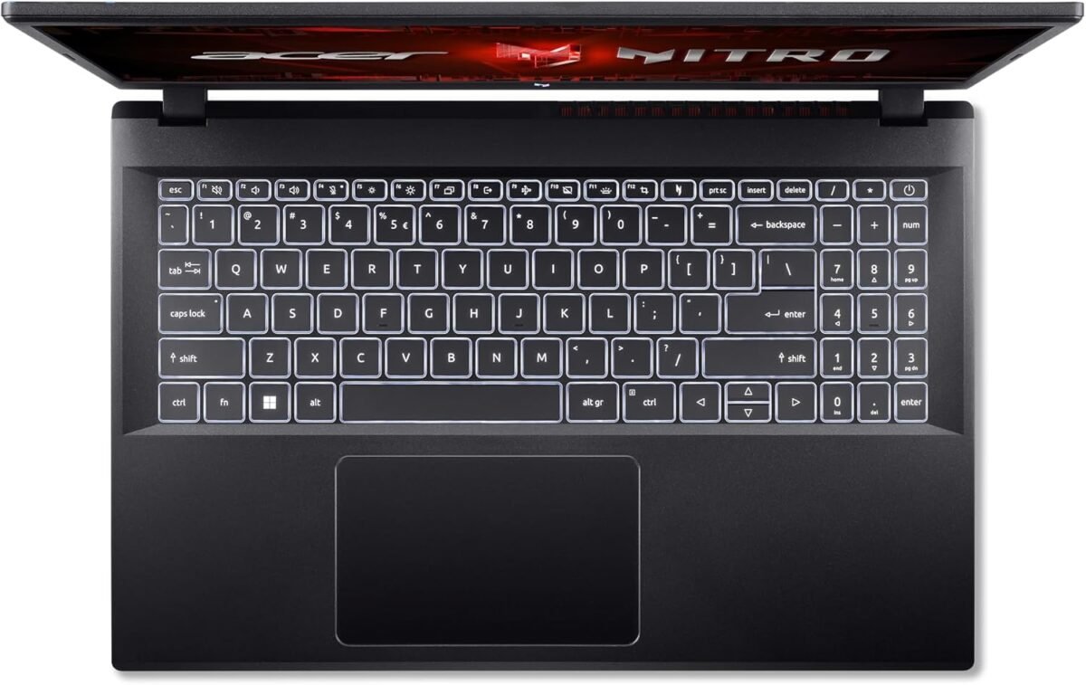⁦لابتوب Acer Nitro V Gaming بمعالج Intel Core i5-13420H، كارت RTX 3050 بسعة 6 جيجابايت، شاشة 15.6 بوصة FHD IPS بتردد 144Hz، ذاكرة 8 جيجابايت DDR5، تخزين 512 جيجابايت SSD Gen4، WiFi 6، كيبورد مضيء⁩ - الصورة ⁦10⁩
