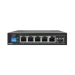 دي-لينك DGS-F1006P-E
  سويتش PoE 6 منافذ إيثرنت جيجابت مع 1 منفذ SFP للرفع