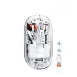 ميشن BTM005 ماوس
  لاسلكي قابل للشحن وبلوتوث وضع مزدوج فضي