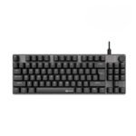 ⁦ميشن MK008 PRO لوحة
  مفاتيح ميكانيكية عربية 80 بالمئة TKL مفتاح أحمر قابل للتبديل السريع بإضاءة
  RGB⁩ - الصورة ⁦2⁩