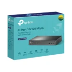 TP-Link TL-SF1009P Desktop PoE+ Switch
  9-Port 10/100Mbps - Image 2