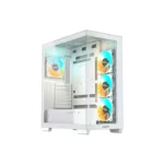 GIGABYTE C500 PANORAMIC STEALTH ICE Mid
  Tower Case White RGB
