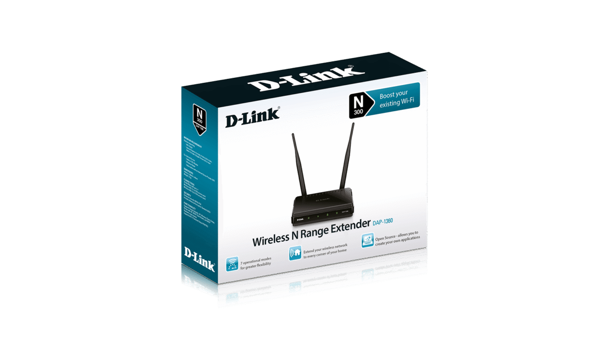 D-Link DAP-1360 Wireless N  Range Extender - Image 2