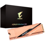 ⁦جيجابايت AORUS 500GB
  NVMe Gen4 SSD M2 سرعة حتى 5000 Mbps⁩ - الصورة ⁦2⁩