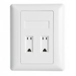 Prolink
  PL-FP2-CLIP Clip Adapter 2 Port White 45*45