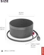 Lenovo Go Wired Speakerphone  , Microsoft  TEAMS certified , Omni-directional 2 mics , USB-C . - Image 3