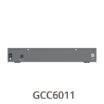 Grandstream GCC6011 All-in-one
  convergence device: VPN Router, NGFW, Switch and IP PBX. 2x 2.5G SFP, 10x
  GbE, 3 fixed WAN, 4x PoE-Out, 2.5Gbps NAT routing, 160K NAT sessions, VPN
  1Gbps, IDS/IPS 900Mbps, PBX up to 200 SIP users or 24 concurrent calls (default
  12/4), cloud provisioning,  local AP
  controller, 48V/1A PSU - Image 2