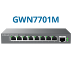 Grandstream GWN7701 Unmanaged
  Network Switch, 8x GbE RJ45, plastic case, 5V/0.6A PSU