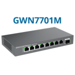 Grandstream GWN7701 Unmanaged
  Network Switch, 8x GbE RJ45, plastic case, 5V/0.6A PSU - Image 3