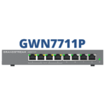Grandstream GWN7711P Layer 2
  Lite Cloud Managed Switch, 8x GbE RJ45, 4x PoE/PoE+ or +24VDC output mode - Image 3