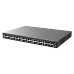 Grandstream GWN7806P Layer 2+
  Managed Network Switch, 48x GbE RJ45 PoE 802.3 af/at, up to 30W per port,
  360W total power budget, 6x SFP+, stackable, Internal PSU - Image 2