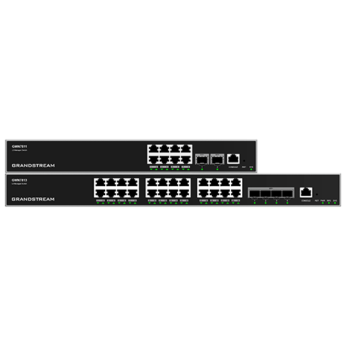 GWN781X 1 Website Upload (1) Grandstream GWN7813P Layer 3
Managed Network Switch, 24x GbE RJ45 PoE 802.3 af/at, up to 60W per port, 4x
SFP+, stackable, optional redundant PSU - Image 1