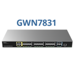 Grandstream GWN7831 Layer 3
  Managed Network Switch, 24x SFP, 4x SFP+, 4x GbE combo, optional redundant
  PSU