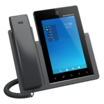 ⁦هاتف Grandstream GXV3470 فيديو IP، يدعم 16 حساب SIP و16 خط، منفذين GbE PoE، Wi-Fi، شاشة لمس ملونة 7 بوصة بدقة 1280×800، كاميرا 2MP، نظام Android 11، مزود طاقة 12V/1.5A⁩ - الصورة ⁦4⁩