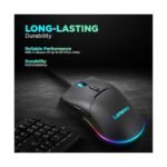 ⁦وسادة فأرة ألعاب
  لينوفو Legion للتحكم بحجم XXL – أسود⁩ - الصورة ⁦3⁩