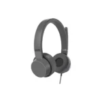 Lenovo Go Wired ANC Headset -  Active Noise  Cancellation  - Left-side and  right-side wearing - Microsoft TEAMS certified - Compact carrying case - Storm Grey - Image 3