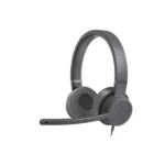 Lenovo Go Wired ANC Headset -  Active Noise  Cancellation  - Left-side and  right-side wearing - Microsoft TEAMS certified - Compact carrying case - Storm Grey - Image 6