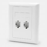 Prolink
  PL-FP2-UK 2 Port UK type Faceplate W/Shutter & Station 2 ID 86*86