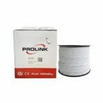 Prolink
  PL-C6-PVC-OR CAT. 6 U/UTP CABLE, 4 PAIR 23 AWG , Orange , RIB
