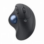 ERGO M575S Wireless Trackball  Mouse Wireless Ergonomic Mouse With Bluetooth and Encrypted Dongle  Comfortable Thumb Control Precise and Smooth Tracking for PC Mac - Graphite  Graphite