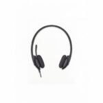 H340 USB Headset Plug And Play  Noise Cancelling Microphone USB Type A Adjustable Headband - Black