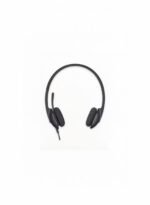 H340 USB Headset Plug And Play  Noise Cancelling Microphone USB Type A Adjustable Headband - Black
