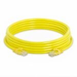 PL-PC-S6A-10Y كابل باتش كورد CAT6A محمي SFTP بتوصيل T568B طول 10 متر LSZH أصفر