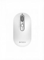 FSTYLER FG20 Wireless Mouse  2.4GHz Wireless connection 2000 DPI Switch up to 3 Devices Power Saving On  Off Power Switch For PC Laptop Tablet Smart TV White