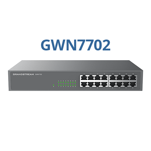 gwn7702_1 Grandstream GWN7702 Unmanaged
Network Switch, 16x GbE RJ45, metal case - Image 1