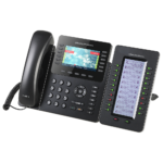 Grandstream GXP2170 High-End  IP Phone, 6 SIP accounts, 12 lines, 2x GbE PoE, 480x272 (4.3'') color LCD, 48  virtual BLF keys, GXP2200EXT support, 12V/1A PSU - Image 2