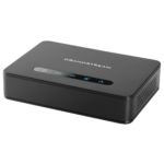 Grandstream HT813 an analog  telephone adapter that features 1 analog telephone FXS port and 1 PSTN line  FXO port.