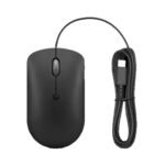 ⁦فأرة
  لينوفو 120 سلكية بمنفذ USB – أسود⁩ - الصورة ⁦3⁩