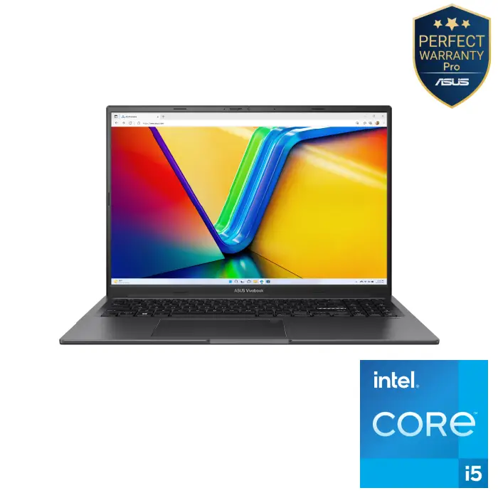 asus-vivobook-16x-k3605zf-rp005w ASUS
Vivobook 15 X1504VA-BQ4615W Laptop, Intel Core 5-120U, 8GB RAM, 512GB SSD,
15.6-inch FHD, Intel® Graphics Win11, Cool Silver - 90NB13Y2-M02EL0 - Image 1