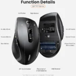 UGREEN 2.4G Wireless Ergonomic Mouse (45012) - Image 2