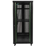 Prorack PR-FG6827 Prorack 27U 600*800 Standing network
rack with glass door 4 fans 1 shelf and 1 PDU 8 outlet