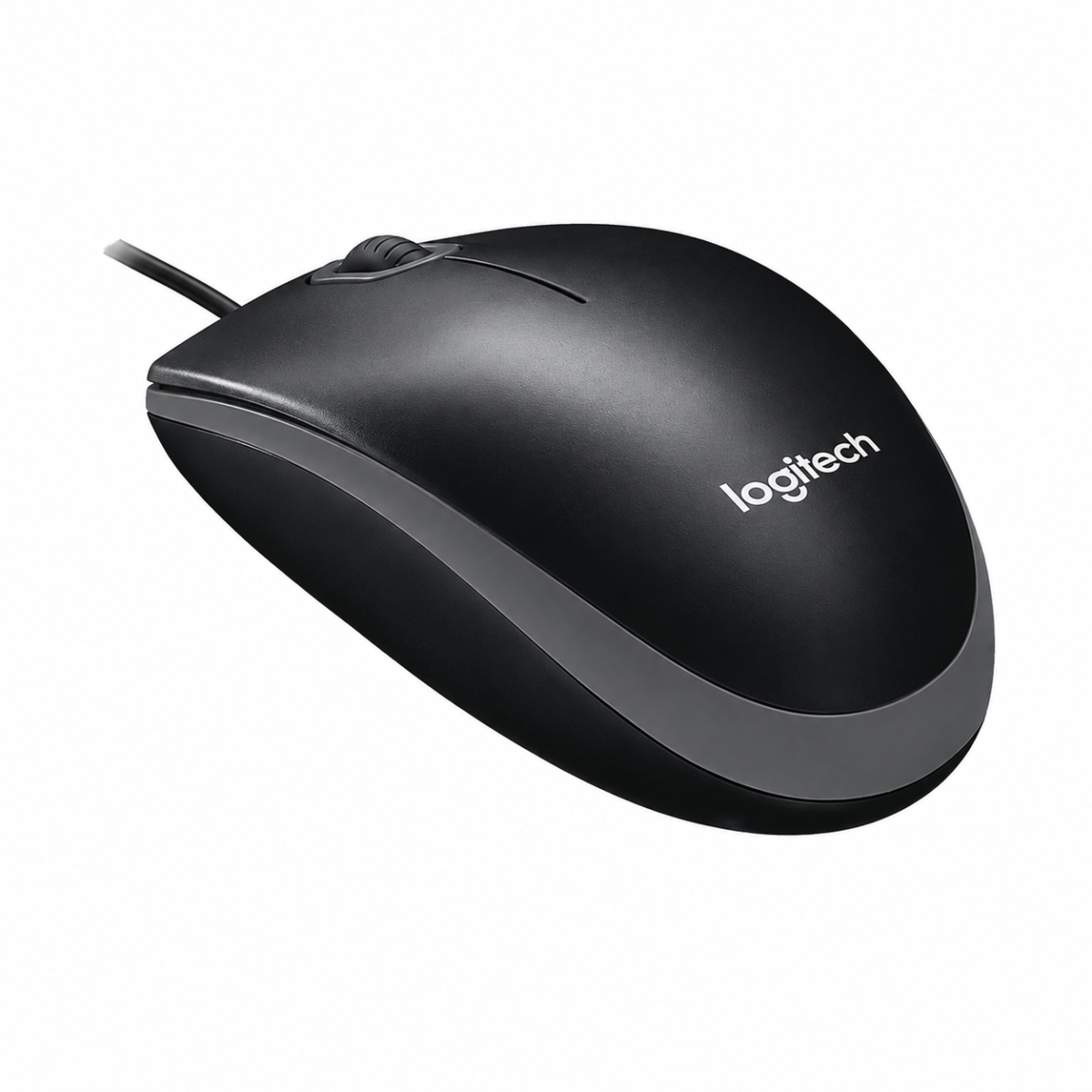 Logitech B100 Wired Mouse (Gray 910-003357) - Image 3